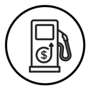 Fuel price increase icon