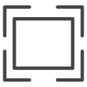 Fullscreen Window Black Outline icon