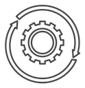 Function Black Outline icon