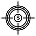 Funds hunting icon