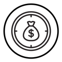Funds hunting icon