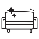 Furniture dry cleaning icon