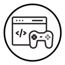 Game developing icon