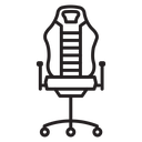 Gaming armchair icon