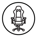 Gaming armchair icon