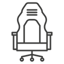Gaming chair icon