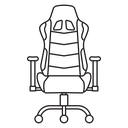 Gaming chair icon
