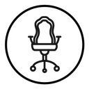 Gaming chair icon