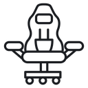 Gaming chair 3 icon