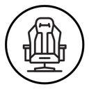 Gaming chair icon