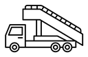 Gangway truck icon