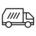 Garbage truck icon