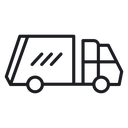 Garbage truck 2 icon