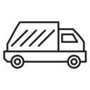 Garbage truck icon