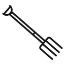 Garden fork icon