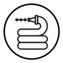 Garden hose icon
