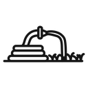 Garden hose icon