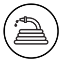 Garden hose icon