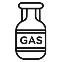 Gas cylinder icon