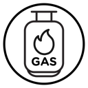 Gas cylinder icon