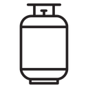 Gas cylinder icon