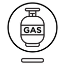Gas cylinders icon