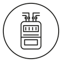 Gas meter icon