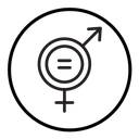 Gender equality icon