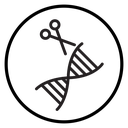Genome editing Black Outline icon