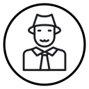 Gentleman icon