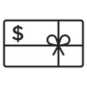 Gift voucher icon