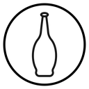 Glass bottle icon