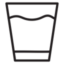 Glass of water icon