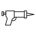 Glue gun icon