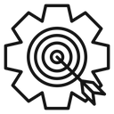 Goal setting icon
