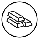 Gold bars icon
