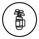 Golf bag icon
