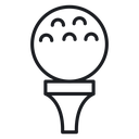 Golf ball 3 icon