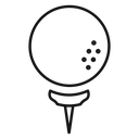Golf ball 4 icon