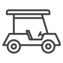 Golf cart 2 3 icon