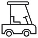Golf cart 3 icon