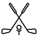 Golf club icon