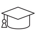 Graduation cap 5 icon