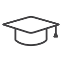 Graduation cap 7 icon
