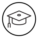 Graduation cap icon
