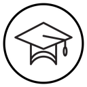 Graduation cap icon