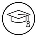 Graduation cap icon