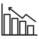 Graph chart icon