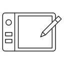Graphic tablet 4 icon