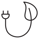 Green energy icon